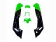 Green Glossy Black Green Monster Elf Touch4 Bridgestone 1993-2007 Kawasaki ZZR400 Motorcycle Fairings