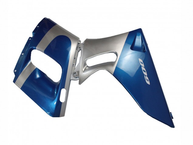 Blue Silver Black 1993-2007 Kawasaki ZZR400 Motorcycle Fairings