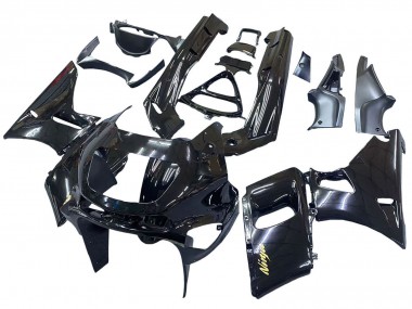 Glossy Black Gold Ninja 1993-2007 Kawasaki ZZR400 Motorcycle Fairings