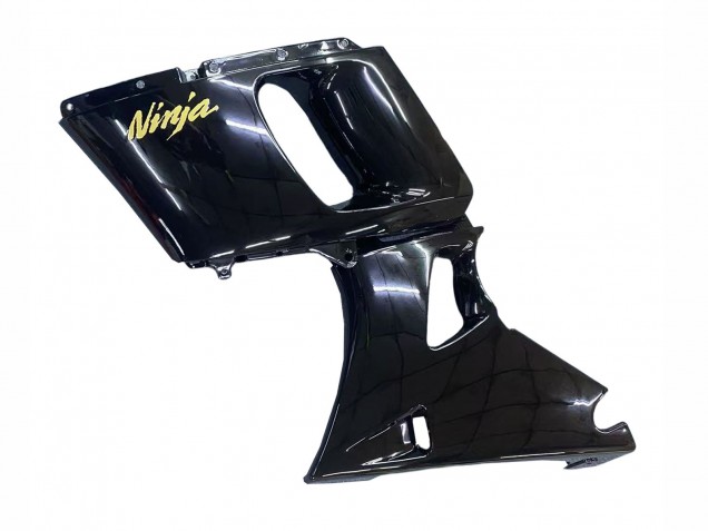 Glossy Black Gold Ninja 1993-2007 Kawasaki ZZR400 Motorcycle Fairings