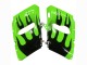 Green Glossy Black Flame 1998-2003 Kawasaki ZZR600 Motorcycle Fairings