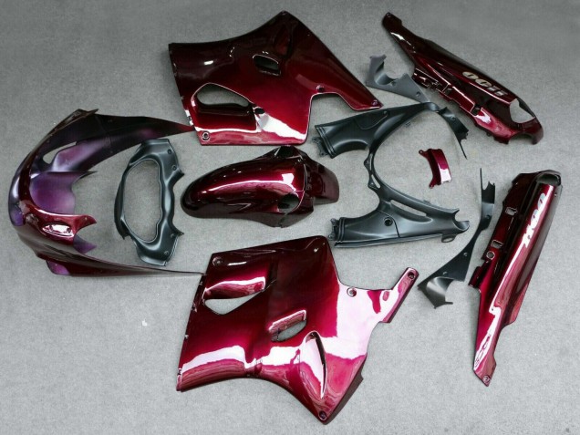 Dark Red 1993-2003 Kawasaki ZZR1100 Motorcycle Fairing
