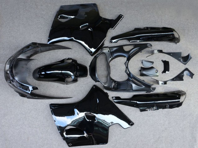 Glossy Black 1993-2003 Kawasaki ZZR1100 Motorcycle Fairing