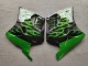 Glossy Black Green Flame 1993-2003 Kawasaki ZZR1100 Motorcycle Fairings