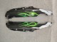 Glossy Black Green Flame 1993-2003 Kawasaki ZZR1100 Motorcycle Fairings