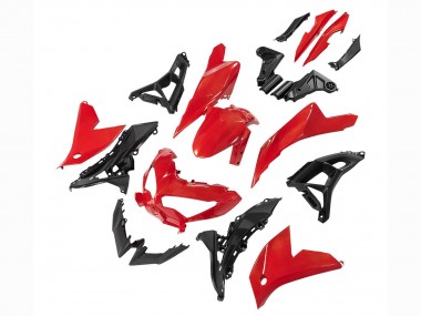 Red Black 2022-2025 Kawasaki Versys 650 Motorcycle Fairings