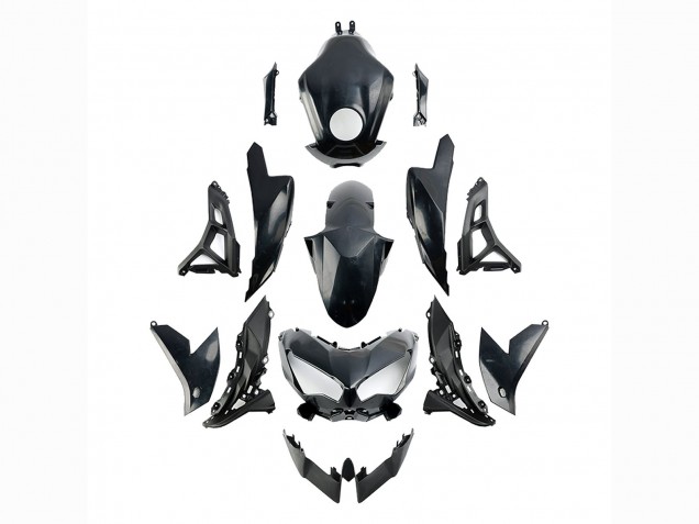 Glossy Black 2022-2025 Kawasaki Versys 650 Motorcycle Fairings