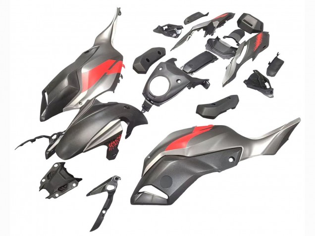 Grey Red 2012-2017 Yamaha MT07/FZ07 Motorcycle Fairings
