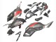 Grey Red 2012-2017 Yamaha MT07/FZ07 Motorcycle Fairings