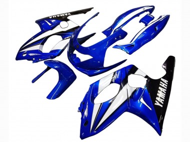 Blue White Black 1996-2007 Yamaha YZF600R Thundercat Motorcycle Fairings