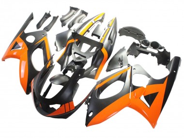 Black Orange 1996-2007 Yamaha YZF600R Thundercat Motorcycle Fairings
