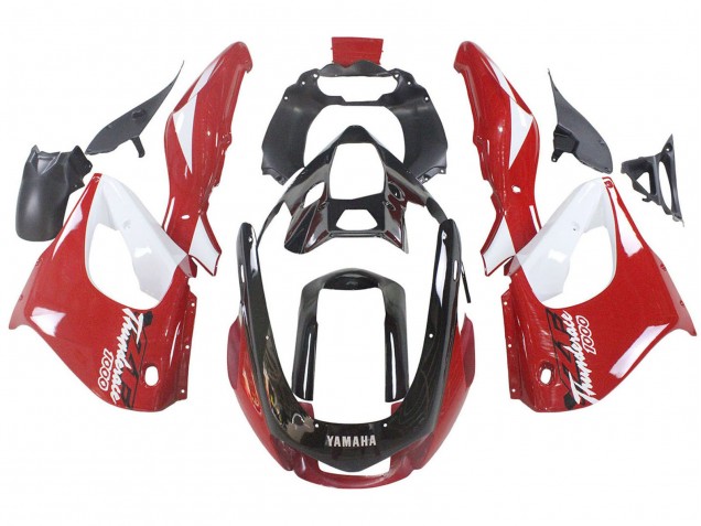 Red Black White Thunderace 1997-2007 Yamaha YZF 1000R Thunderace Motorcycle Fairing Kits