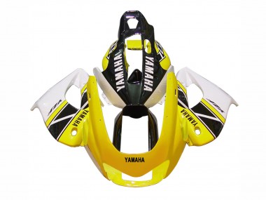White Black Yellow 1997-2007 Yamaha YZF 1000R Thunderace Motorcycle Fairings