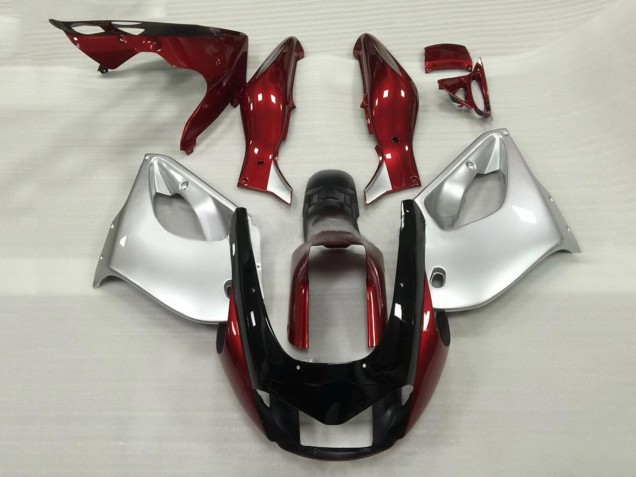 Burgundy Silver 1997-2007 Yamaha YZF 1000R Thunderace Motorcycle Fairings