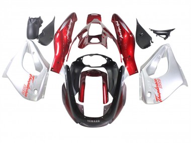 Red Silver Thunderace 1997-2007 Yamaha YZF 1000R Thunderace Motorcycle Fairings