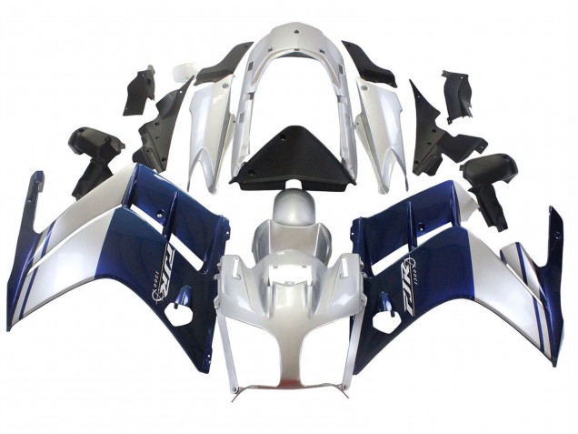 Dark Blue Silver 2001-2006 Yamaha FJR1300 Motorcycle Fairings