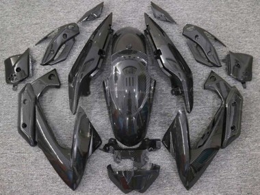 Black Carbon Fiber 2009-2012 Yamaha XJ6 Motorcycle Fairings