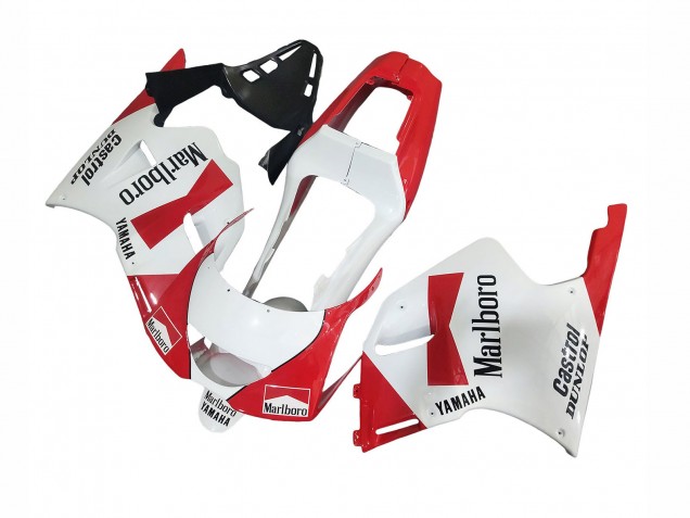 White Red Marlboro Castrol Dunlop 1991-1994 Yamaha TZR250 3XV Motorcycle Fairings