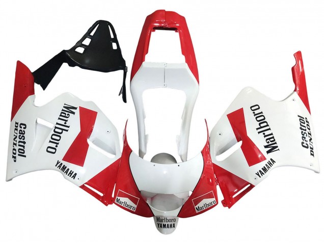 White Red Marlboro Castrol Dunlop 1991-1994 Yamaha TZR250 3XV Motorcycle Fairings
