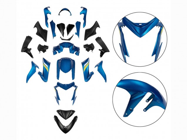 Black Blue Yellow 2015-2020 Suzuki GSX-S 1000 Motorcycle Fairings
