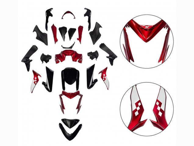 Red Black 2015-2020 Suzuki GSX-S 1000 Motorcycle Fairings