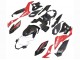 Red White 2017-2022 Suzuki GSX-S 750 Motorcycle Fairings