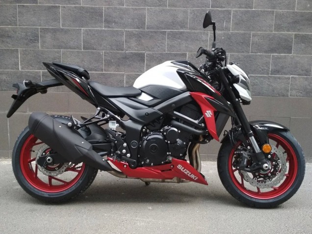 Red White 2017-2022 Suzuki GSX-S 750 Motorcycle Fairings