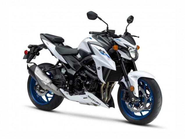 White 2017-2022 Suzuki GSX-S 750 Motorcycle Fairings