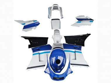 White Blue Black 1984-1987 Suzuki RG400 RG500 RG400/500 Motorcycle Fairings