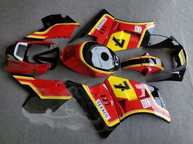 Red Yellow Black 7 1984-1987 Suzuki RG400 RG500 RG400/500 Motorcycle Fairings