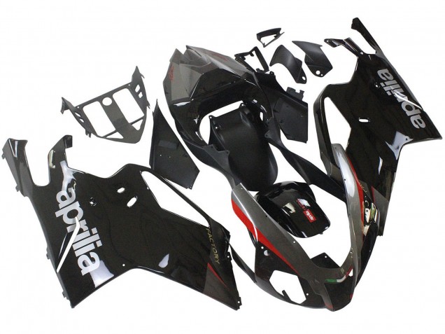 Glossy Black Grey Red 2003-2006 Aprilia RSV1000 Motorcycle Fairings