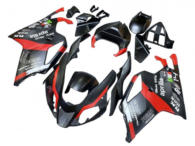Black Red 2003-2006 Aprilia RSV1000 Motorcycle Fairings