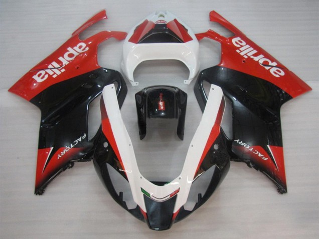 Red Black White 2003-2006 Aprilia RSV1000 Motorcycle Fairings