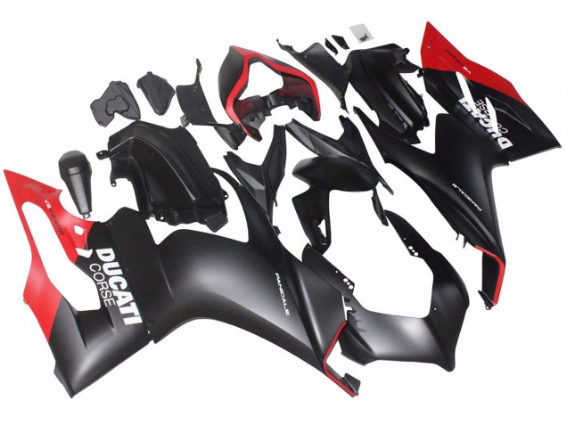 Red Matte Black Corse 2020-2024 Ducati Panigale V2 Motorcycle Fairings