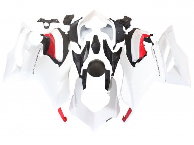 White Red Matte Black 2020-2024 Ducati Panigale V2 Motorcycle Fairings