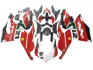 White Red Green Matte Black Corse 21 2020-2024 Ducati Panigale V2 Motorcycle Fairings