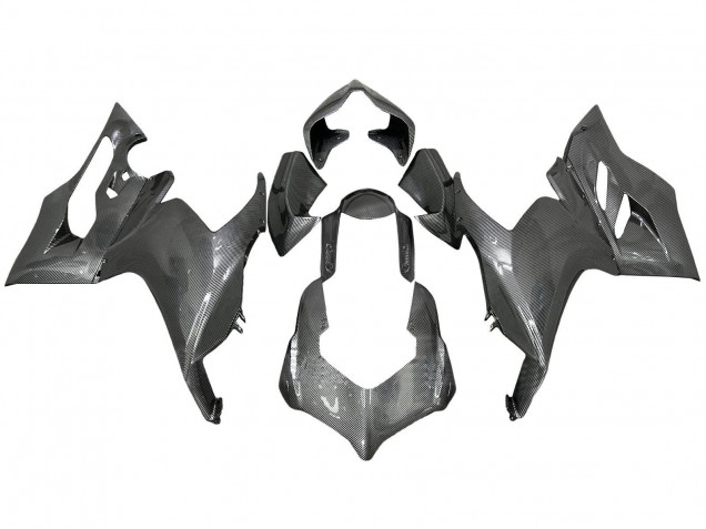 Black Carbon Fiber Style 2020-2024 Ducati Panigale V2 Motorcycle Fairings