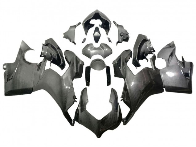 Black Carbon Fiber Style 2018-2019 Ducati Panigale V4 V4S Motorcycle Fairings