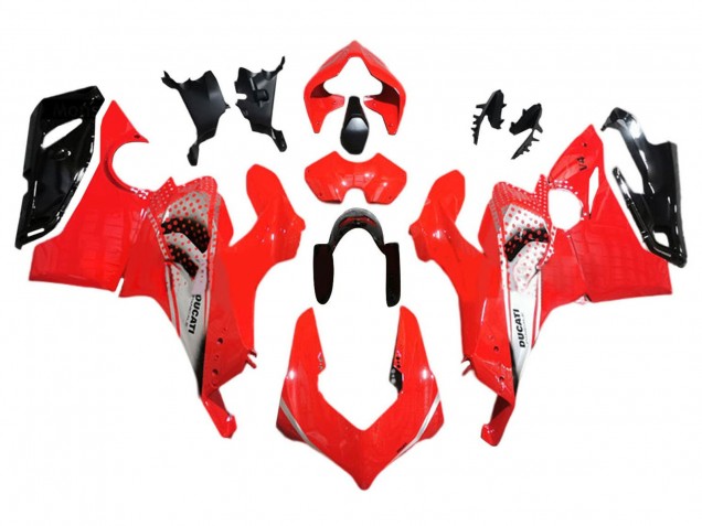 Silver Red Glossy Black 2018-2019 Ducati Panigale V4 V4S Motorcycle Fairings