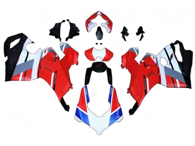 White Blue Red Glossy Black 2020-2021 Ducati Panigale V4 V4S Motorcycle Fairings