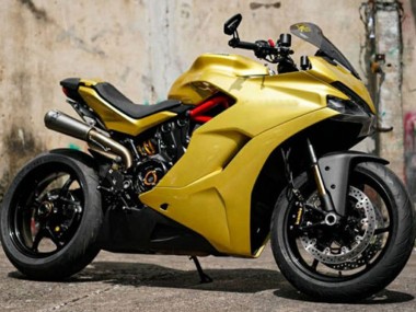 Yellow 2017-2022 Ducati Supersport 939/939S Motorcycle Fairings