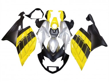Yellow Silver Matte Black 2005-2010 BMW K1200S Motorcycle Fairings