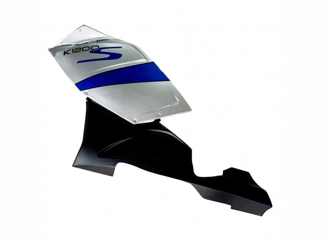 Silver Blue Black 2005-2010 BMW K1200S Bike Fairings