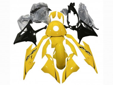 Yellow Glossy Black 2023-2024 BMW S1000RR Motorcycle Fairings