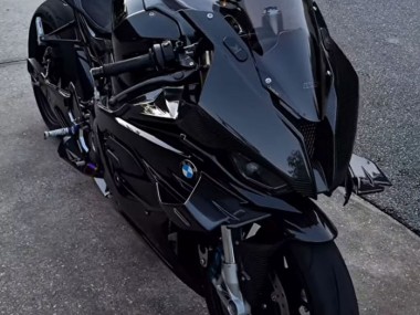 Glossy Black 2023-2024 BMW S1000RR Motorcycle Fairing