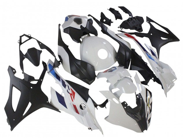 White Blue Red Matte Black 2023-2024 BMW S1000RR Motorcycle Fairing