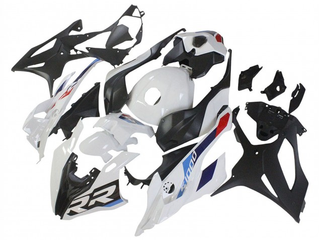 White Blue Red Matte Black 2023-2024 BMW S1000RR Motorcycle Fairing
