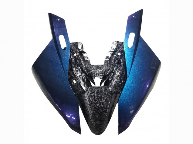 Gradient Blue Purple Forged Carbon Fiber 2019-2022 BMW S1000RR Motorcycle Fairings