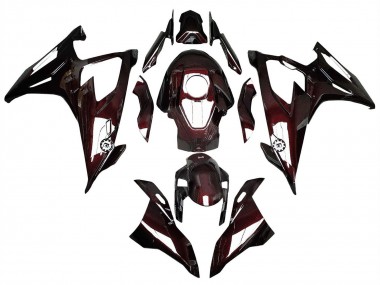 Dark Red Carbon Fiber 2019-2022 BMW S1000RR Motorcycle Fairings