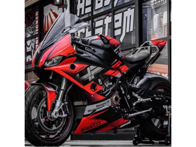 Black Red Grey 2019-2022 BMW S1000RR Motorcycle Fairings